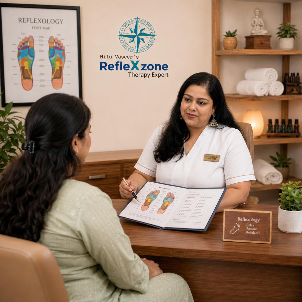 Nitu Vaseer at the clinic